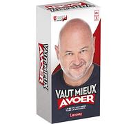 Lansay - Vaut Mieux Avouer - Jeu de Société Adulte Inspiré de Cauet sur NRJ - Jeu Ambiance Soirée avec 600 Défis - Dilemmes et Choix Drôles ou Pires - Pour 2 Joueurs et Plus - Dès 18 Ans
