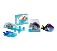 LANSAY ZHU ZHU Aquarium - Lot : 1 Merlin Le Poisson Chirurgien + 1 Bateau et Son Ponton - Mini Univers - Animal Interactif - Dès 4 Ans