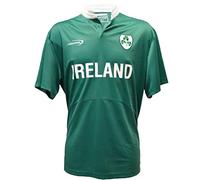 Lansdowne Vert Irlande Trèfle Performance Manche Courte Maillot Rugby - Vert, Medium