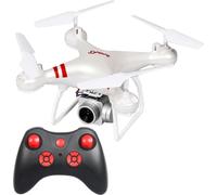 LanSenXi LF608 2.4G 4CH 200W Haute Définition Aérien Pliable Wifi FPV Selfie RC Hélicoptère Quadricoptère(Blanc)