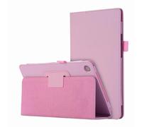Lanshui Accessoires pour tablette, Litchi Étui à rabat en cuir synthétique, compatible avec Lenovo Tab 4 X304F/N/Tab 4 10 PLUS X704F/N 10,1" (rose, Tab4 X304F/N)