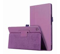 Lanshui Accessoires pour tablette, Litchi Étui à rabat en cuir synthétique, compatible avec Lenovo Tab 4 X304F/N/Tab 4 10 PLUS X704F/N 10,1" (violet, Tab4 X304F/N)