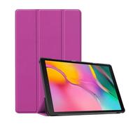 Lanshui Accessories 3-Fold Tablet Leather Protective Case Suitable for Samsung Galaxy Tab S9 Plus x810 12.4 inches 2023(Purple)