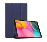 Lanshui Accessories 3-Fold Tablet Leather Protective Case Suitable for Samsung Galaxy Tab S9 Plus x810 12.4 inches 2023(Bleu foncé)