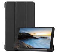 Lanshui Étui à rabat en cuir PU avec triple support, compatible avec Samsung Galaxy Tab S9 FE/S9 11" Noir S9 11"