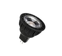 Lanshui, Pack de 10, projecteur LED COB MR16 DC12v/24-36V lumière variable | Lampe de machine-outil de tour 3W/5W(Warm white,12V 3W Black Shell)