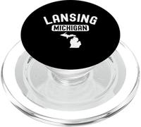 Lansing, Michigan, 517, comté d'Ingham, Okemos Lakes, Capitale PopSockets PopGrip pour MagSafe