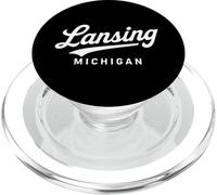 Lansing, Michigan, 517, comté d'Ingham, Okemos Lakes, Capitale PopSockets PopGrip pour MagSafe