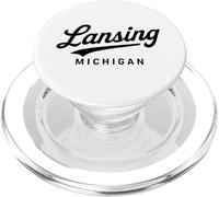 Lansing, Michigan, 517, comté d'Ingham, Okemos Lakes, Capitale PopSockets PopGrip pour MagSafe