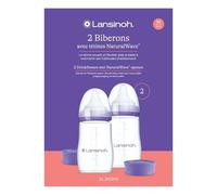 Lansinoh Lot de 2 biberons 2x240ml