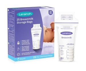 Lansinoh Breastfeeding Breastmilk Storage Bags sachet pour conserver le lait maternel 25 pcs