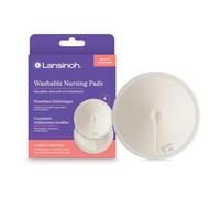 Lansinoh – Coussinets d'allaitement lavables – Bambou & barrière imperméable – 4 pièces