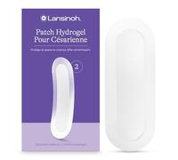 Lansinoh I Patch hydrogel césarienne - C section - Protection contre les frottements - Effet rafraichissant - Soin post partum