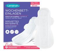 Lansinoh Lot de 12 serviettes de maternité - Super fins et absorbants - à partir de la 2ème semaine après la naissance