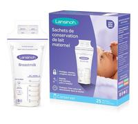 LANSINOH Lot de 25 Sachets de conservation du lait maternel