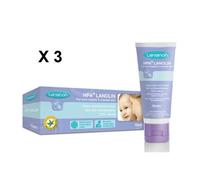 Lansinoh - Lot De 3 Crème De Soins 100% Lanoline 10 Ml X 3 Protège Les Mamelons Douloureux Et Fissurés