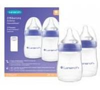 Lansinoh Biberon NaturalWave 160 ml Tétine anti-colique – Lot 2