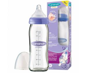 Lansinoh Natural Wave Biberon en Verre + Tétine Bouteilles 1 pc(s)