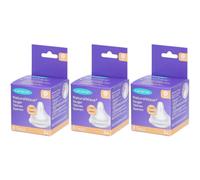 Lansinoh NaturalWave® Lot de 2 tétines péristaltiques débit moyen Tétine(S) 3x2 pc(s)