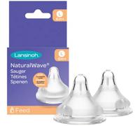 Lansinoh Tétine NaturalWave Débit Large Bébés 6+ Mois 2 Pièces
