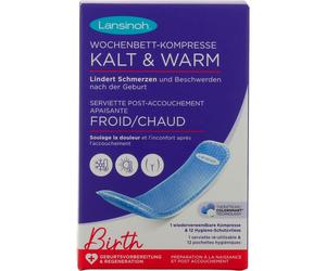 Lansinoh Toalla Calmante Posparto Frío Calor 12uds