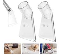LANSKYLAN 2 Pcs Buse Aspirateur Eau 38mm, Embout Shampouineuse pour Aspirateur, Suceur Injecteur Extracteur en Plastique, Embout Aspirateur Eau, Tête Pivotante Aspirateur, pour Tapis Voiture Canapé