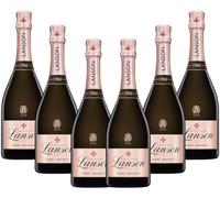 Lanson Rosé Création - Champagne - Lot de 6 bouteilles de 75 cl
