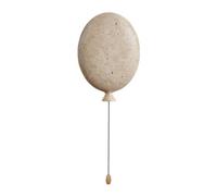 LANTANB Applique murale créative en forme de ballon, source de lumière LED, applique murale en travertin jaune, style minimaliste français, luminaires muraux pour chambre, salon ou couloir