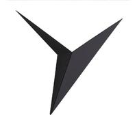 LANTANB Appliques murales modernes et minimalistes en origami, design créatif, luminaire décoratif en forme de triangle en fer pour salon et chambre à coucher