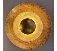 LANTANB Appliques murales modernes et minimalistes, lampes décoratives anciennes, style feuille d'or, design artistique