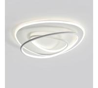 LANTANB Plafonniers de chambre minimalistes de style nordique, abat-jour en silicone, éclairage plat, base en métal, idéal pour un bureau ou une chambre principale.