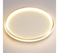 LANTANB Plafonniers ronds minimalistes et modernes pour salon, abat-jour en acrylique, éclairage plat, style européen, idéal pour les chambres et les bureaux.