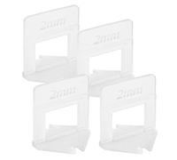 Lantelme 500 Pièces 2mm Pour largeur de jointure de de Nivellement pour Carrelage | Croisillon Carrelage Autonivelant | Kit de Niveleur Carrelage pour le Bricolage et les Professionnels