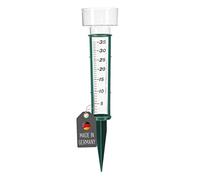 Lantelme avec Piquet de 24 cm x 8 cm, en Plastique et Verre | Pluviomètre permettant de mesurer la quantité d'eau dans Le Jardin, la Serre et l'agriculture