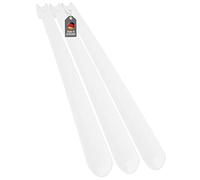 Lantelme Lot de 3 chausse-pied de 65cm | En plastique - Taille XXL | Long et stable | Aide à l'enfilage des chaussures de fabrication allemande (Blanc)