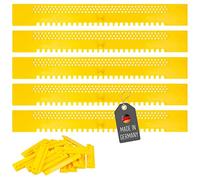 Lantelme Porte pour Ruche 5 pièces Plastique Réducteur de Trou d'entrée pour Abeilles Longueur 410mm x 50mm avec charnières pour la Fixation