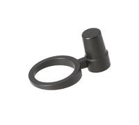 Lantelme Support pour pluviomètre - Ouverture en plastique de 5,3 cm de diamètre - Pour manche - Montage de la tige - Couleur : noir - Pièce de rechange - Pluviomètre