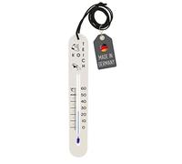 Lantelme Thermomètre d'étang - 19 cm - Avec cordon - Température de -15 °C à 60 °C - Pour pisciculture - Pour poissons tels que carpes koï, truite, carpe, étang de jardin, élevage de carpes koï