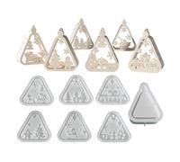 Lantern Making Kit, Seven Piece Easy Release Resin Mold, Christmas Candle Holder Casting, Beginners Professionals Living Room Bedroom, Multi-Shape Craft Supply, Home Decor DIY Accessory