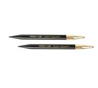 Lantern Moon Interchangeable Aiguille Conseils, Laiton Bois, Size 3/3.25mm, 10 cm, 3,25 mm, Set de 2 Pièces