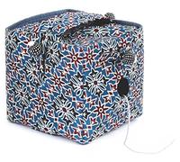 Lantern Moon - Lantern Moon Ajrak Soie Floral Conception En Forme de Cube Tricoter Dehors Fil Boîte avec Poignée - 1 Pièce