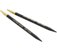 Lantern Moon Pointe Interchangeable 10,2 cm Taille 9 Aiguille Conseils, Bois d'ébène, Ebony, 10 cm, 5,5 mm, Set de 2 Pièces