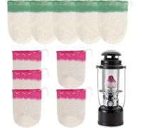 Lantern Sleeve,10 X Camping Gas Lamp Sleeves,Gas Lantern Coats,Replacement Sleeves For Lamp,Gas Torch,Torch Accessories For Camping,Hiking (10 Cm + 8 Cm)