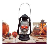 Lantern Spooky Halloween Faire des LED économes en énergie Éclairage Ajustement luminosité Lanterne 360 ° pour des vacances House Haunted House Intérieur Porche de jardin Porche
