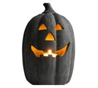 Lanterna Di Spettrale | Scultura In Resina Con Candela Decorazione Au