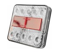 Lanterne 4 fonctions carree a leds blanc/rouge SODIFLASH - 17250