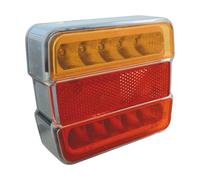 Lanterne 4 fonctions carree a leds orange/rouge SODIFLASH - 17256