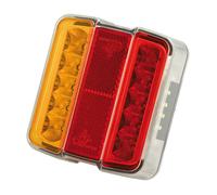 Lanterne 4 fonctions - Orange/rouge, feu led - AUTOBEST - 246161