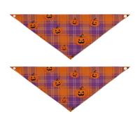 Lanterne à carreaux triangulaires pour animal domestique - Accessoires de mode - 2 pièces pour festival, déguisement d'animaux à différentes étapes, 76,2 x 30,5 cm