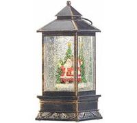 infactory Lanterne à LED de Noël avec neige tourbillonnante